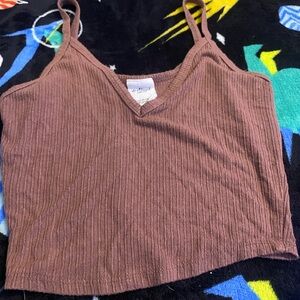 Maroon-ish vneck cami